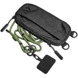 Altitude Glam Recycled PET Crossbody Bag & Phone Strap - Military Green Bag